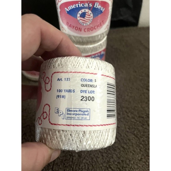 4 Americas Best Country Cotton Sz 10 Crochet Thread Antique Lace New - Picture 2 of 2